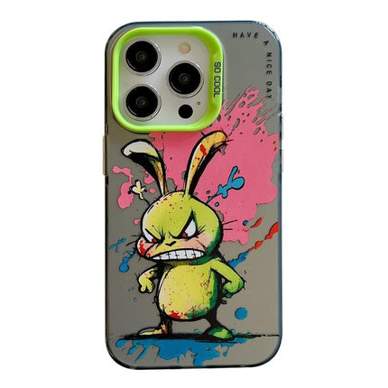 Animal Pattern Oil Painting Series PC + TPU Phone Case, For iPhone 17 Pro