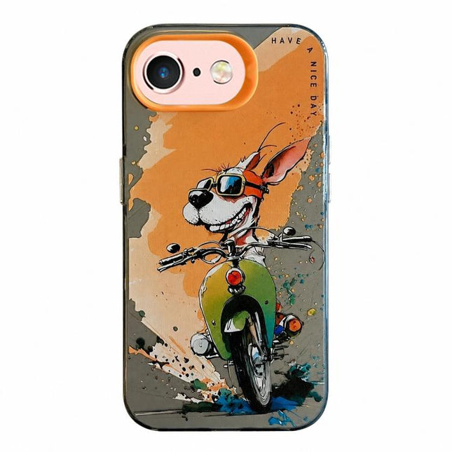 Animal Pattern Oil Painting Series PC + TPU Phone Case, For iPhone 6s Plus / 6 Plus