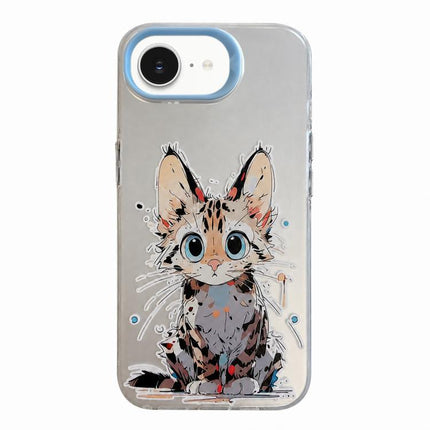 Animal Pattern Oil Painting Series PC + TPU Phone Case, For iPhone 7 / 8 / SE 2020