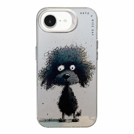 Animal Pattern Oil Painting Series PC + TPU Phone Case, For iPhone 7 / 8 / SE 2020