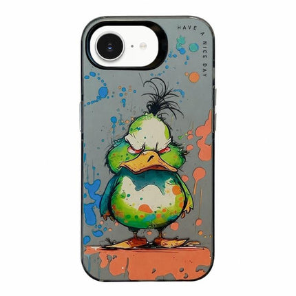 Animal Pattern Oil Painting Series PC + TPU Phone Case, For iPhone 7 / 8 / SE 2020