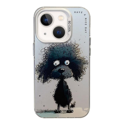 Animal Pattern Oil Painting Series PC + TPU Phone Case, For iPhone 13 mini