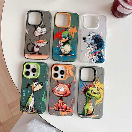Animal Pattern Oil Painting Series PC + TPU Phone Case, For iPhone 17e / 16e