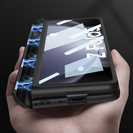 GKK Full Coverage Magnetic Fold Hinge Phone Case with Pen Slots, For Samsung Galaxy Z Fold5