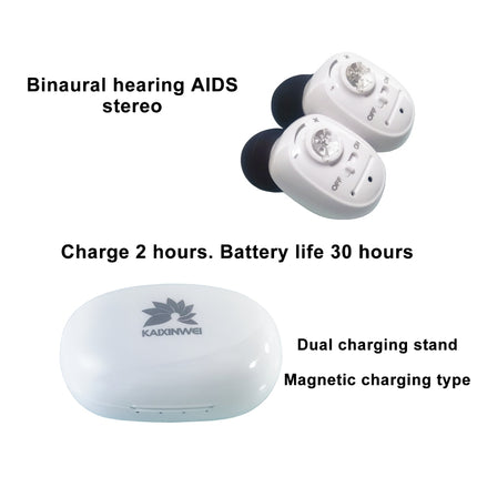 KAIXINWEI VHP-1607B DC3.7V In-ear Hearing Aid Sound Amplifier