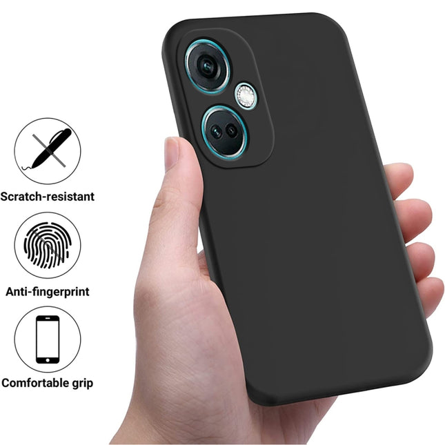 Solid Color Liquid Silicone Dropproof Full Coverage Phone Case, For OnePlus Nord CE 3, For OnePlus Nord N300