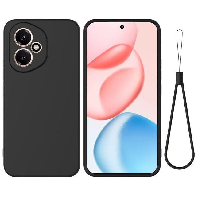 Solid Color Liquid Silicone Dropproof Full Coverage Phone Case, For Honor 400 Global 156.5mm, For Honor X8c 4G, For Honor Magic7 Lite, For Honor X9c Smart / X60, For Honor 300 Ultra / 300 Pro, For Honor 300