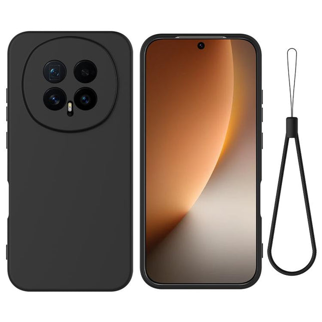 Solid Color Liquid Silicone Dropproof Full Coverage Phone Case, For Honor Magic8, For Honor 400 Smart / X7d, For Honor Play10 4G, For Honor X6c 4G, For Honor 400 Pro Global 160.8mm, For Honor 400 Lite Global