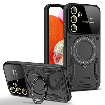 Large Window MagSafe Holder Phone Case, For Samsung Galaxy A34 5G, For Samsung Galaxy A54 5G, For Samsung Galaxy S23 Ultra 5G, For Samsung Galaxy S23+ 5G, For Samsung Galaxy A14 5G