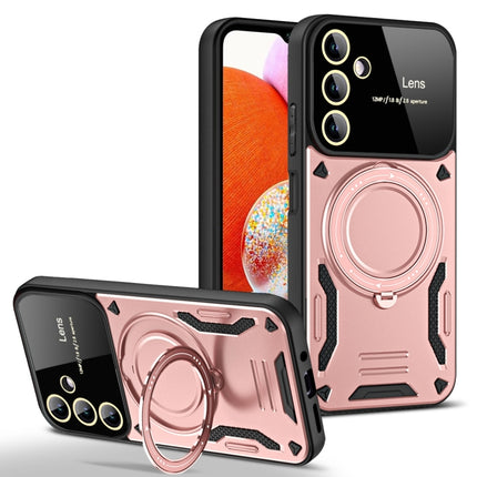 Large Window MagSafe Holder Phone Case, For Samsung Galaxy A34 5G, For Samsung Galaxy A54 5G, For Samsung Galaxy S23 Ultra 5G, For Samsung Galaxy S23+ 5G, For Samsung Galaxy A14 5G