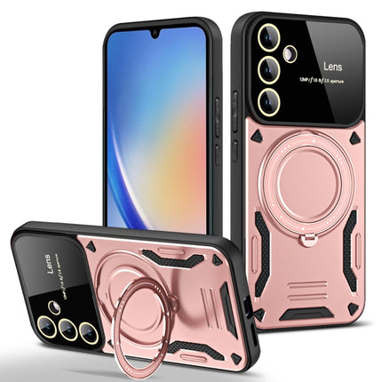 Large Window MagSafe Holder Phone Case, For Samsung Galaxy A34 5G, For Samsung Galaxy A54 5G, For Samsung Galaxy S23 Ultra 5G, For Samsung Galaxy S23+ 5G, For Samsung Galaxy A14 5G