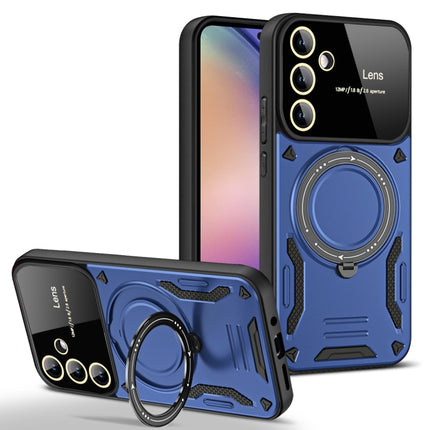 Large Window MagSafe Holder Phone Case, For Samsung Galaxy A34 5G, For Samsung Galaxy A54 5G, For Samsung Galaxy S23 Ultra 5G, For Samsung Galaxy S23+ 5G, For Samsung Galaxy A14 5G