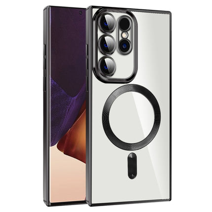 CD Texture Plating TPU MagSafe Phone Case with Lens Film, For Samsung Galaxy S21+ 5G, For Samsung Galaxy S21 Ultra 5G, For Samsung Galaxy Note20 Ultra