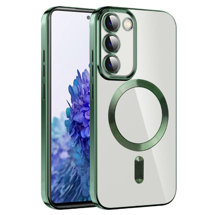 CD Texture Plating TPU MagSafe Phone Case with Lens Film, For Samsung Galaxy S20 FE, For Samsung Galaxy S22 Ultra 5G, For Samsung Galaxy S22+ 5G