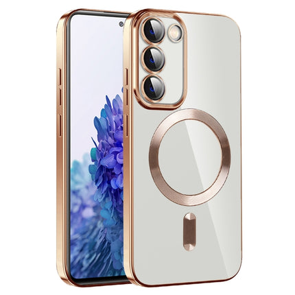 CD Texture Plating TPU MagSafe Phone Case with Lens Film, For Samsung Galaxy S20 FE, For Samsung Galaxy S22 Ultra 5G, For Samsung Galaxy S22+ 5G