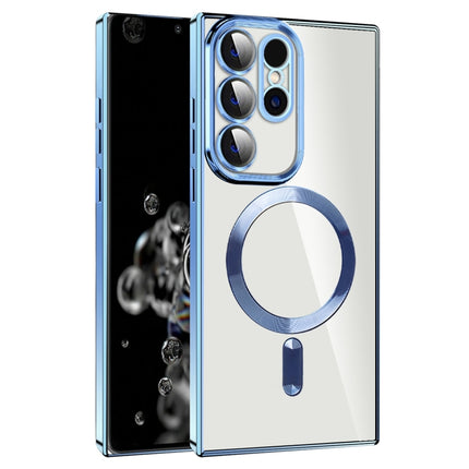 CD Texture Plating TPU MagSafe Phone Case with Lens Film, For Samsung Galaxy S20 Ultra