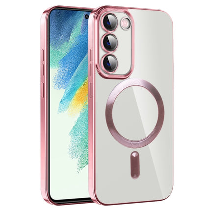 CD Texture Plating TPU MagSafe Phone Case with Lens Film, For Samsung Galaxy S22 5G, For Samsung Galaxy S21 FE 5G, For Samsung Galaxy S21 5G