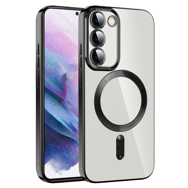CD Texture Plating TPU MagSafe Phone Case with Lens Film, For Samsung Galaxy S21+ 5G, For Samsung Galaxy S21 Ultra 5G, For Samsung Galaxy Note20 Ultra