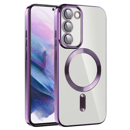 CD Texture Plating TPU MagSafe Phone Case with Lens Film, For Samsung Galaxy S21+ 5G, For Samsung Galaxy S21 Ultra 5G, For Samsung Galaxy Note20 Ultra
