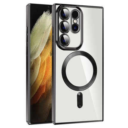 CD Texture Plating TPU MagSafe Phone Case with Lens Film, For Samsung Galaxy S21+ 5G, For Samsung Galaxy S21 Ultra 5G, For Samsung Galaxy Note20 Ultra