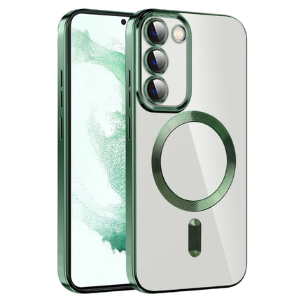 CD Texture Plating TPU MagSafe Phone Case with Lens Film, For Samsung Galaxy S20 FE, For Samsung Galaxy S22 Ultra 5G, For Samsung Galaxy S22+ 5G
