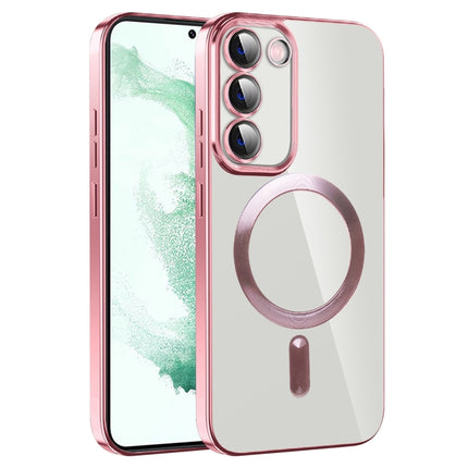 CD Texture Plating TPU MagSafe Phone Case with Lens Film, For Samsung Galaxy S20 FE, For Samsung Galaxy S22 Ultra 5G, For Samsung Galaxy S22+ 5G