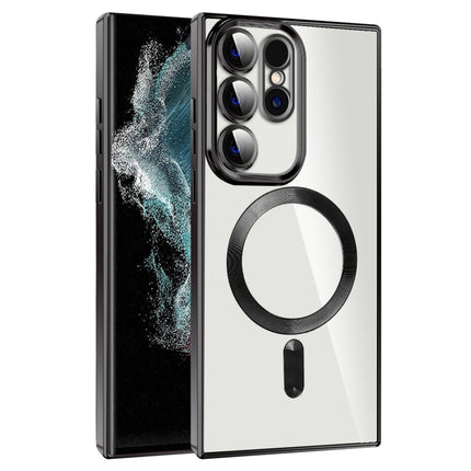 CD Texture Plating TPU MagSafe Phone Case with Lens Film, For Samsung Galaxy S20 FE, For Samsung Galaxy S22 Ultra 5G, For Samsung Galaxy S22+ 5G