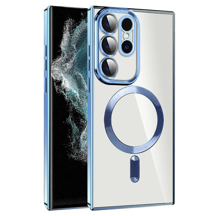 CD Texture Plating TPU MagSafe Phone Case with Lens Film, For Samsung Galaxy S20 FE, For Samsung Galaxy S22 Ultra 5G, For Samsung Galaxy S22+ 5G