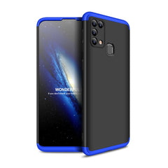 Estuche protector de PC de cobertura total con empalme de tres etapas GKK para Samsung Galaxy A01 y Samsung Galaxy M31