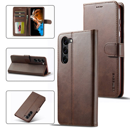 LC.IMEEKE Calf Texture Leather Phone Case, For Samsung Galaxy A35 5G, For Samsung Galaxy S24 Ultra 5G, For Samsung Galaxy S24+ 5G, For Samsung Galaxy S24 5G