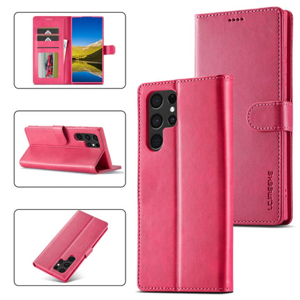 LC.IMEEKE Calf Texture Leather Phone Case, For Samsung Galaxy S24 Ultra 5G, For Samsung Galaxy S23 FE 5G, For Samsung Galaxy S24+ 5G, For Samsung Galaxy S24 5G
