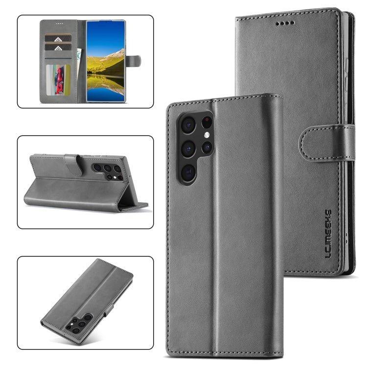 LC.IMEEKE Calf Texture Leather Phone Case, For Samsung Galaxy A35 5G, For Samsung Galaxy S24 Ultra 5G, For Samsung Galaxy S24+ 5G, For Samsung Galaxy S24 5G
