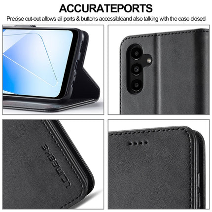LC.IMEEKE Calf Texture Leather Phone Case, For Samsung Galaxy A55 5G, For Samsung Galaxy A05, For Samsung Galaxy A05S, For Samsung Galaxy A35 5G