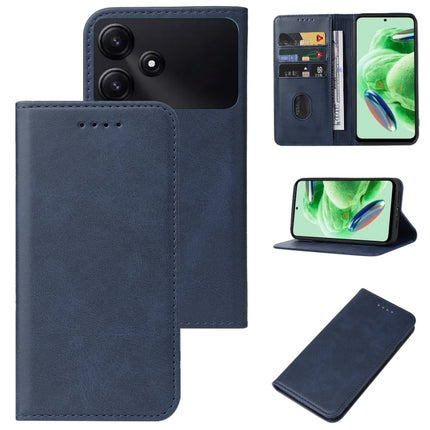 Magnetic Closure Leather Phone Case, For Xiaomi Poco M6 Pro 5G, For Xiaomi Redmi 12 5G, For Xiaomi Redmi Note 12R, For Xiaomi 13T / 13T Pro, For Xiaomi Redmi 12 4G, For Xiaomi Poco F5 Pro, For Xiaomi Redmi Note 12S