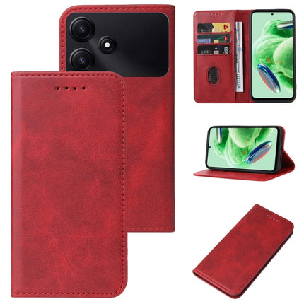 Magnetic Closure Leather Phone Case, For Xiaomi Poco M6 Pro 5G, For Xiaomi Redmi 12 5G, For Xiaomi Redmi Note 12R, For Xiaomi 13T / 13T Pro, For Xiaomi Redmi 12 4G, For Xiaomi Poco F5 Pro, For Xiaomi Redmi Note 12S