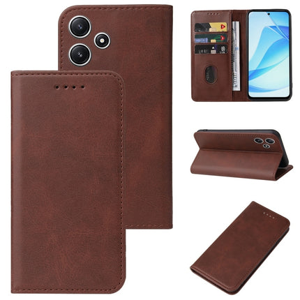 Magnetic Closure Leather Phone Case, For Xiaomi Poco M6 Pro 5G, For Xiaomi Redmi 12 5G, For Xiaomi Redmi Note 12R, For Xiaomi 13T / 13T Pro, For Xiaomi Redmi 12 4G, For Xiaomi Poco F5 Pro, For Xiaomi Redmi Note 12S