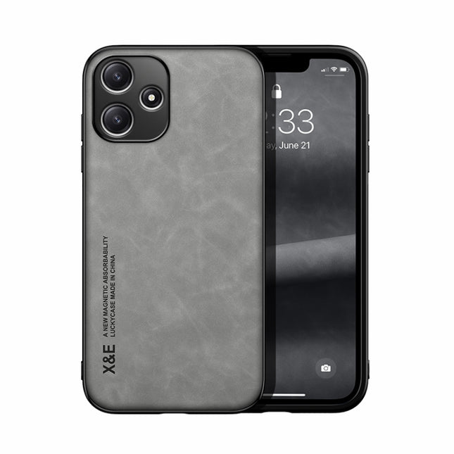 Skin Feel Magnetic Leather Back Phone Case, For Xiaomi Redmi 12 5G, For Xiaomi Redmi K70, For Xiaomi Redmi 12 4G