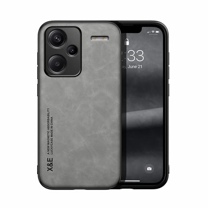 Skin Feel Magnetic Leather Back Phone Case, For Xiaomi 14 Pro, For Xiaomi 14, For Xiaomi Redmi Note 13 5G, For Xiaomi Redmi Note 13 Pro+ 5G, For Xiaomi Redmi Note 13 Pro 5G, For Xiaomi Redmi K60 Ultra