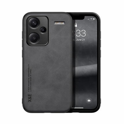 Skin Feel Magnetic Leather Back Phone Case, For Xiaomi 14 Pro, For Xiaomi 14, For Xiaomi Redmi Note 13 5G, For Xiaomi Redmi Note 13 Pro+ 5G, For Xiaomi Redmi Note 13 Pro 5G, For Xiaomi Redmi K60 Ultra