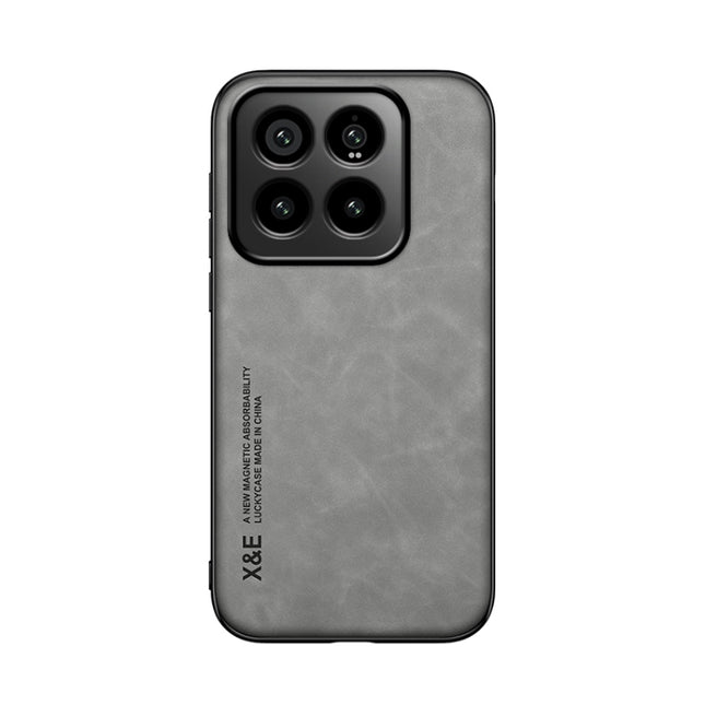 Skin Feel Magnetic Leather Back Phone Case, For Xiaomi 14 Pro, For Xiaomi 14, For Xiaomi Redmi Note 13 5G, For Xiaomi Redmi Note 13 Pro+ 5G, For Xiaomi Redmi Note 13 Pro 5G, For Xiaomi Redmi K60 Ultra