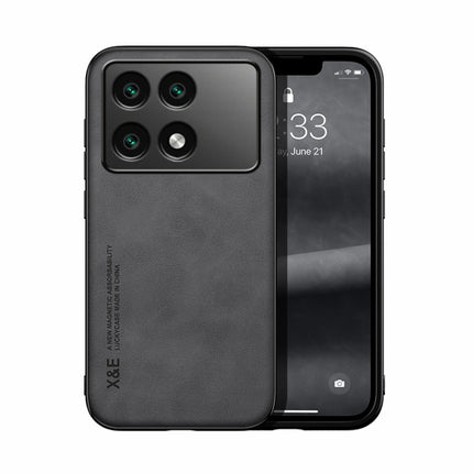 Skin Feel Magnetic Leather Back Phone Case, For Xiaomi Redmi 12 5G, For Xiaomi Redmi K70, For Xiaomi Redmi 12 4G