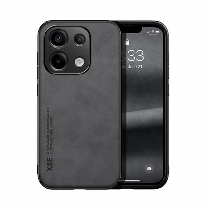 Skin Feel Magnetic Leather Back Phone Case, For Xiaomi Redmi Turbo 3, For Xiaomi Redmi Note 13 Pro 4G, For Xiaomi Redmi Note 13 4G, For Xiaomi Redmi 13C, For Xiaomi Redmi K70E, For Xiaomi 14 Ultra