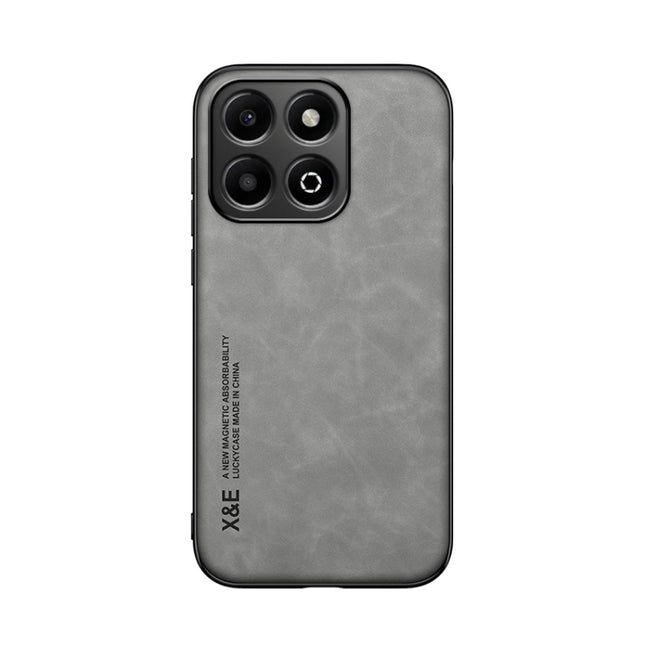 Skin Feel Magnetic Leather Back Phone Case, For Honor X6b, For Honor 200, For Honor 200 Pro, For Honor 200 Lite Global, For Honor Magic6 Pro, For Honor Magic6