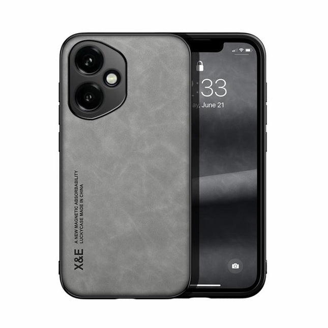 Skin Feel Magnetic Leather Back Phone Case, For Honor 400 Global 156.5mm, For Honor X8c 4G, For Honor 300 Pro, For Honor 300, For Honor X60 Pro, For Honor X60