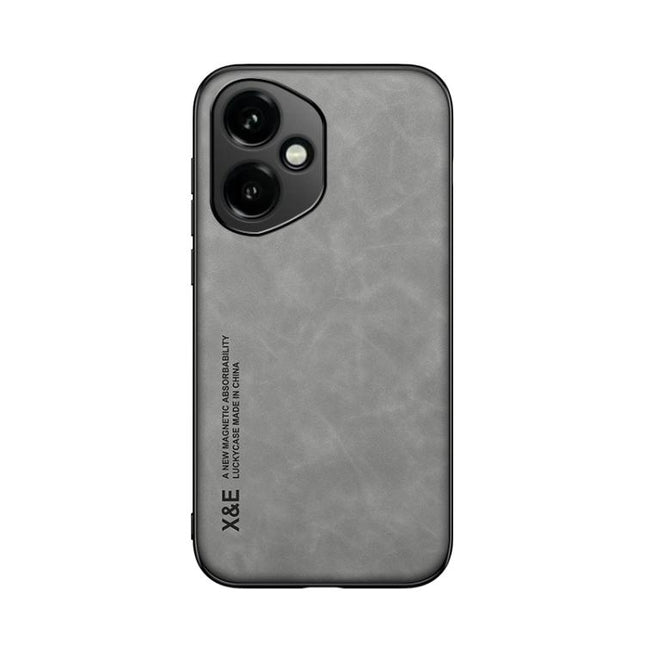 Skin Feel Magnetic Leather Back Phone Case, For Honor 400 Global 156.5mm, For Honor X8c 4G, For Honor 300 Pro, For Honor 300, For Honor X60 Pro, For Honor X60