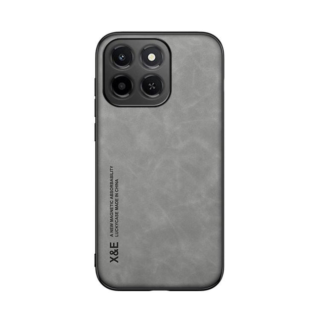 Skin Feel Magnetic Leather Back Phone Case, For Honor X6c 4G, For Honor X70i, For Honor GT Pro, For Honor 400 Pro Global 160.8mm, For Honor Power, For Honor 400 Lite Global