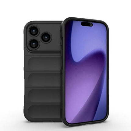 Magic Shield TPU + Flannel Phone Case, For iPhone 18 Pro / 17 Pro, For iPhone 18 Pro Max / 17 Pro Max