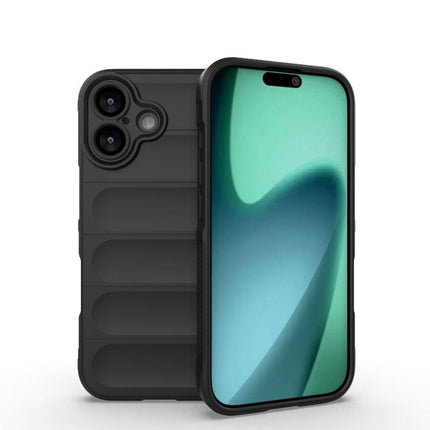 Magic Shield TPU + Flannel Phone Case, For iPhone 17e / 16e, For iPhone 17