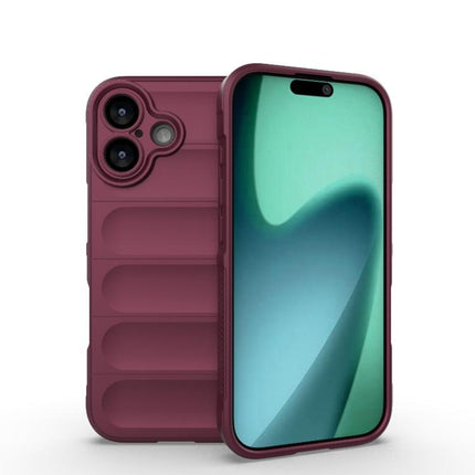 Magic Shield TPU + Flannel Phone Case, For iPhone 17e / 16e, For iPhone 17