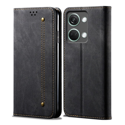 Denim Texture Flip Leather Phone Case, For OnePlus Ace 2V / Nord 3
